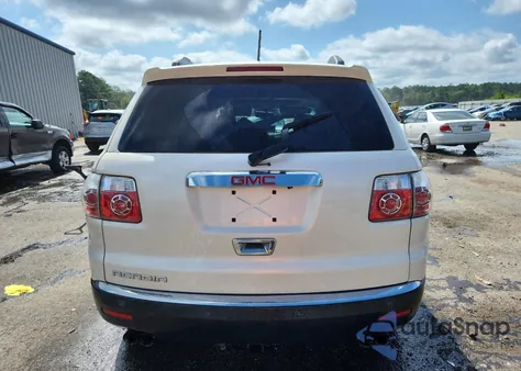 2010 GMC Acadia Slt-1 from USA, damaged, VIN 1GKLRMED9AJ164644